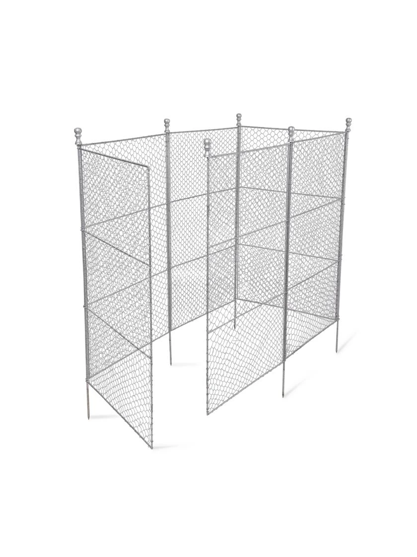 Tall Chicken Wire Critter Fence With Gate - Image 9
