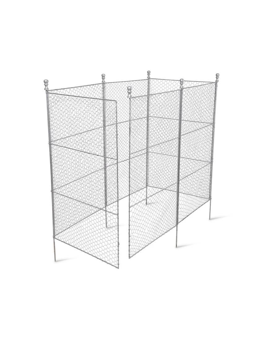 Tall Chicken Wire Critter Fence With Gate - Image 8